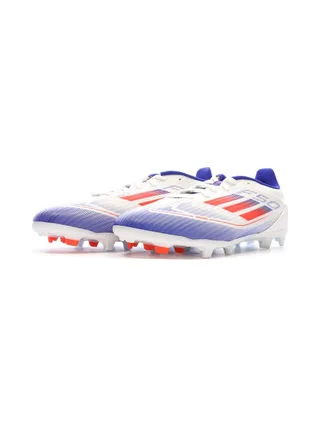 Chaussures de Foot Blanc/Bleu Junior Adidas F50 League FG/MG 6