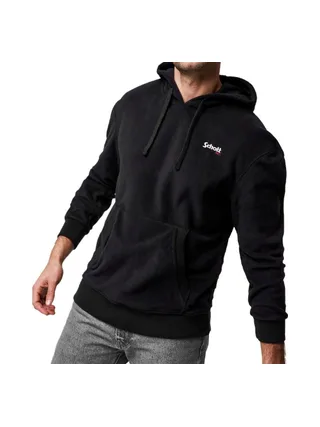 Sweat à capuche Noir Homme Schott Micro Polar 1