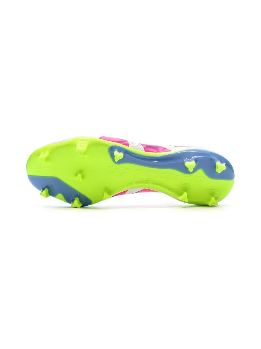 Chaussures de Foot Blanc/Rose Homme Adidas Predator League Ll FG/MG 6