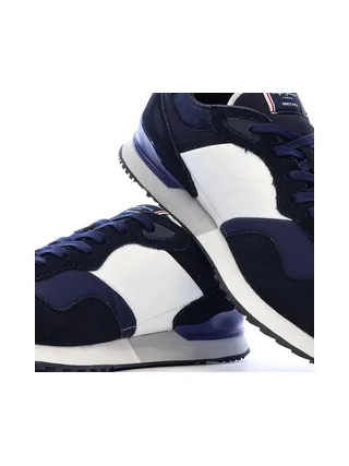 Baskets Marine/Blanche/Bleu Homme Pepe jeans Brit Road M 7