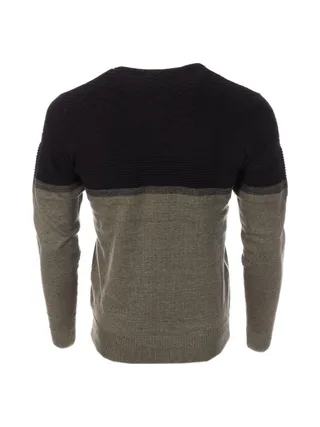 Pull Noir/Gris Homme RMS26 61008 2