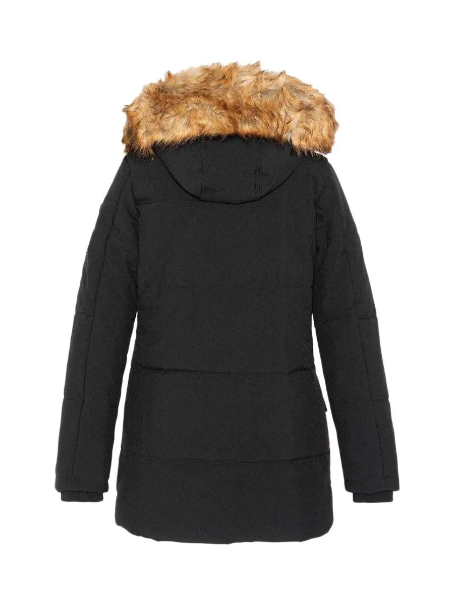 Parka Noir Femme Schott CAMILIA 3