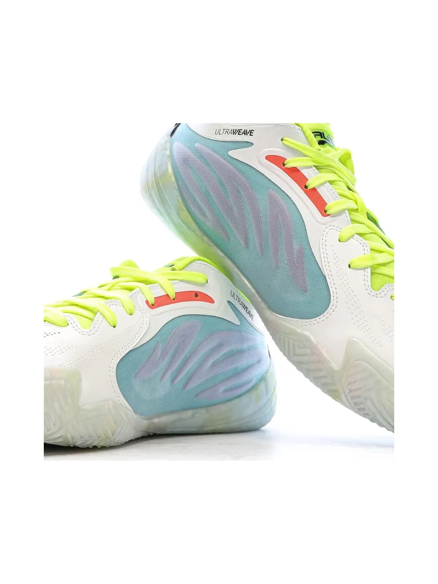 Chaussures de Basketball Blanc/Bleu Homme Puma All-pro Nitro Elite 8