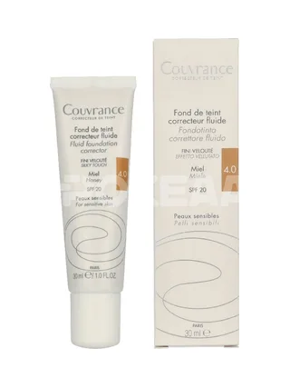 Avene Couvrance Fluid Foundation Corrector SPF20 30ml - #4.0 Honey 1