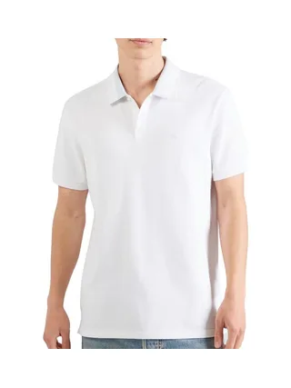 Polo Blanc Homme Calvin Klein Jeans Casual Pique 1
