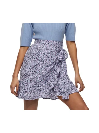 Jupe Violette Femme Only Olivia Wrap 1