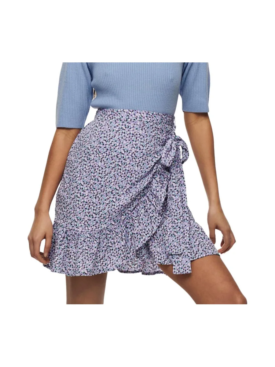 Jupe Violette Femme Only Olivia Wrap 2