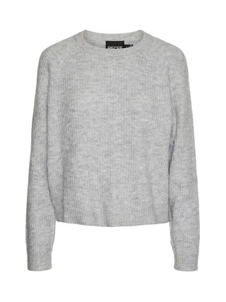 Pull Gris Femme Pieces Olla 1