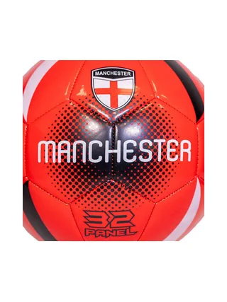 MANCHESTER Ballon Noir/Rouge Blanc Sport Zone 2