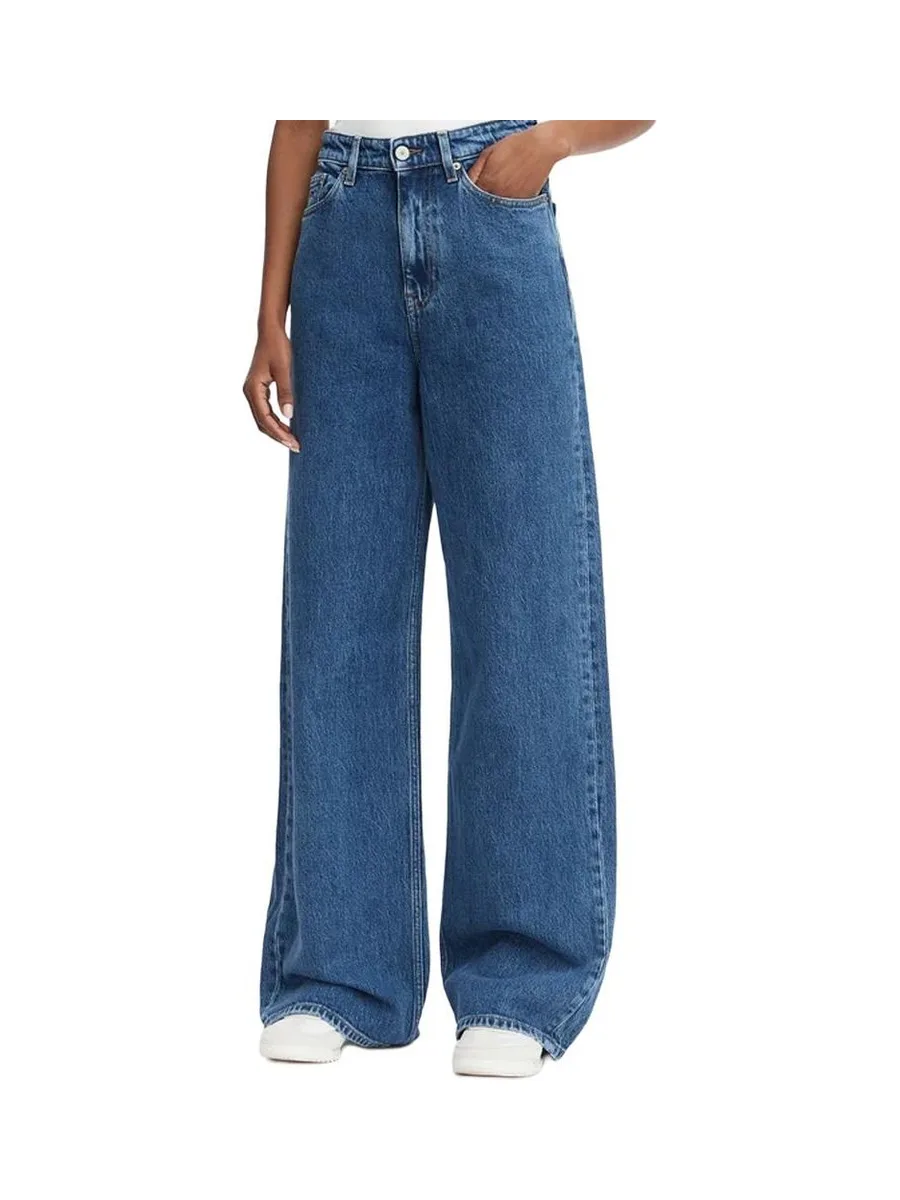 Jean Large Bleu Femme Tommy Hilfiger Claire Wide 2