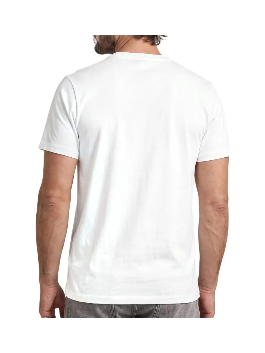 T-Shirt Blanc/Noir Homme G-Star RAW Logo 3