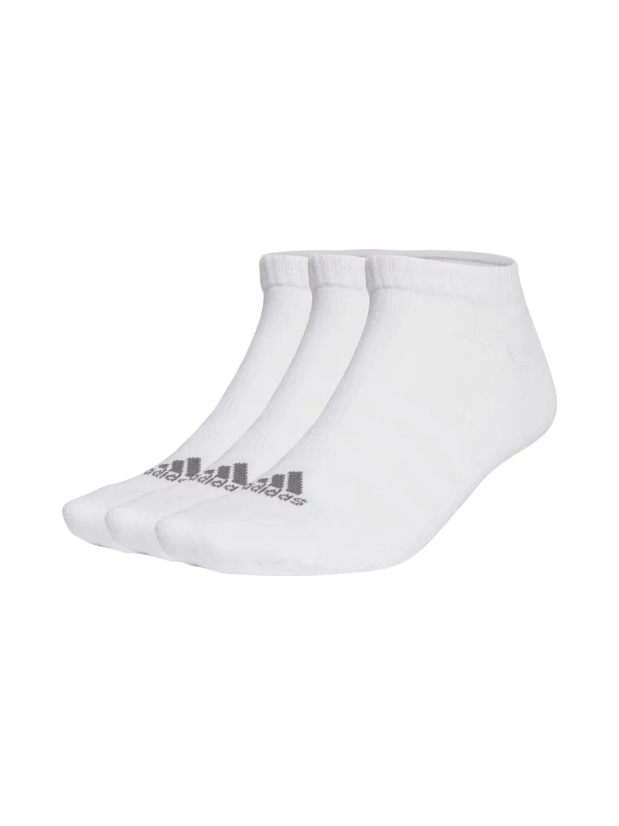 Lot de trois paires de chaussettes Blanches Homme Adidas Cushion 2