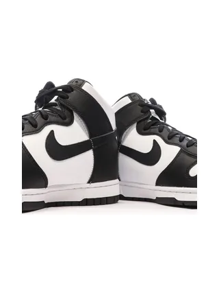 Baskets Blanches/Noires Homme Nike Dunk Hi 7