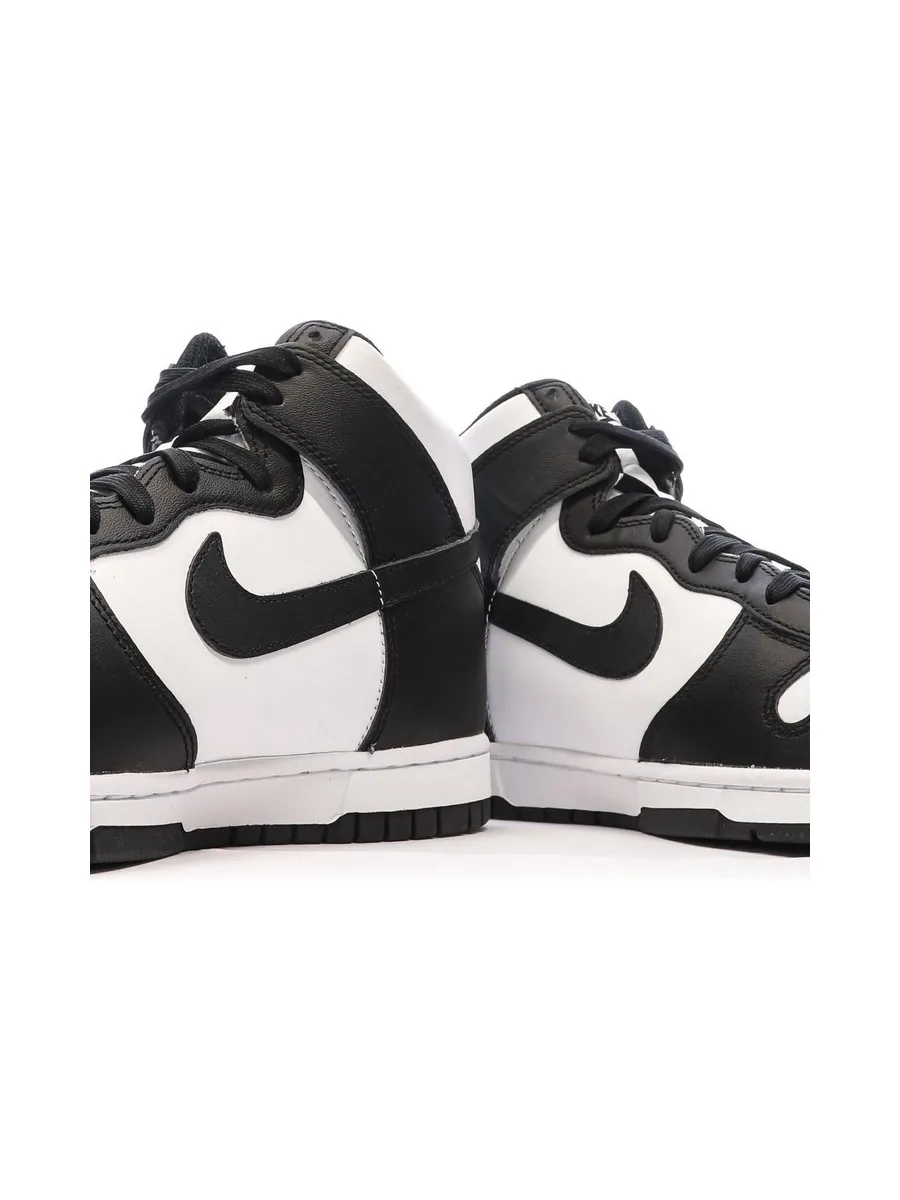 Baskets Blanches/Noires Homme Nike Dunk Hi 8