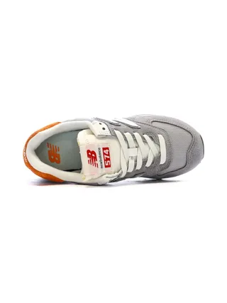 ML574 Baskets Gris/Orange Garçon New Balance 4