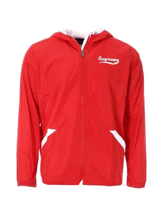 Veste Coupe-Vent Rouge Homme Supreme Grip Treeko 1