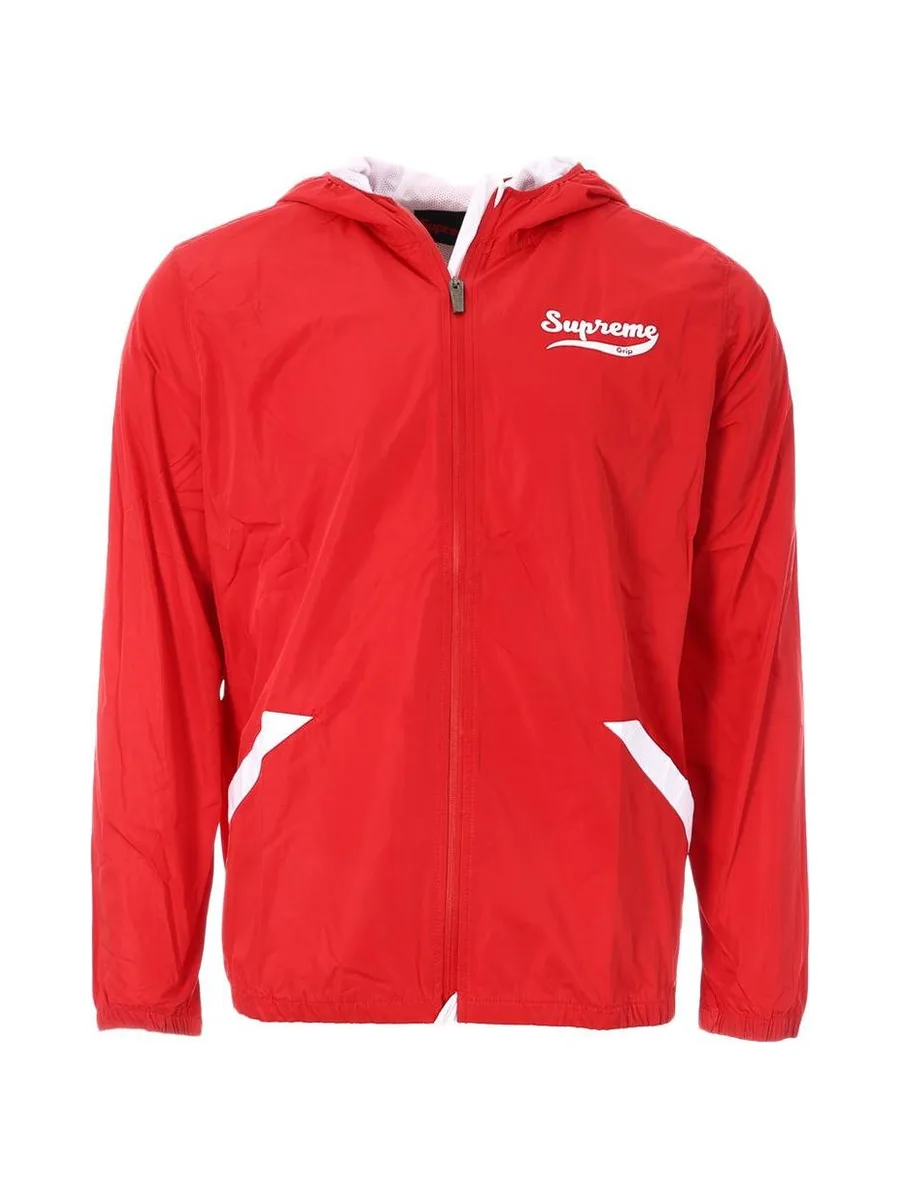 Veste Coupe-Vent Rouge Homme Supreme Grip Treeko 2