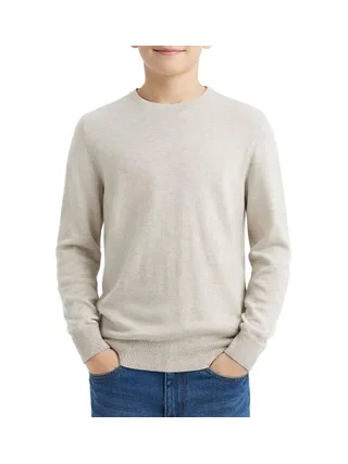 Pull Beige Garçon Jack & Jones Knit Neck 1