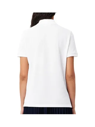 Polo Blanc Femme Lacoste Regular Fit 2