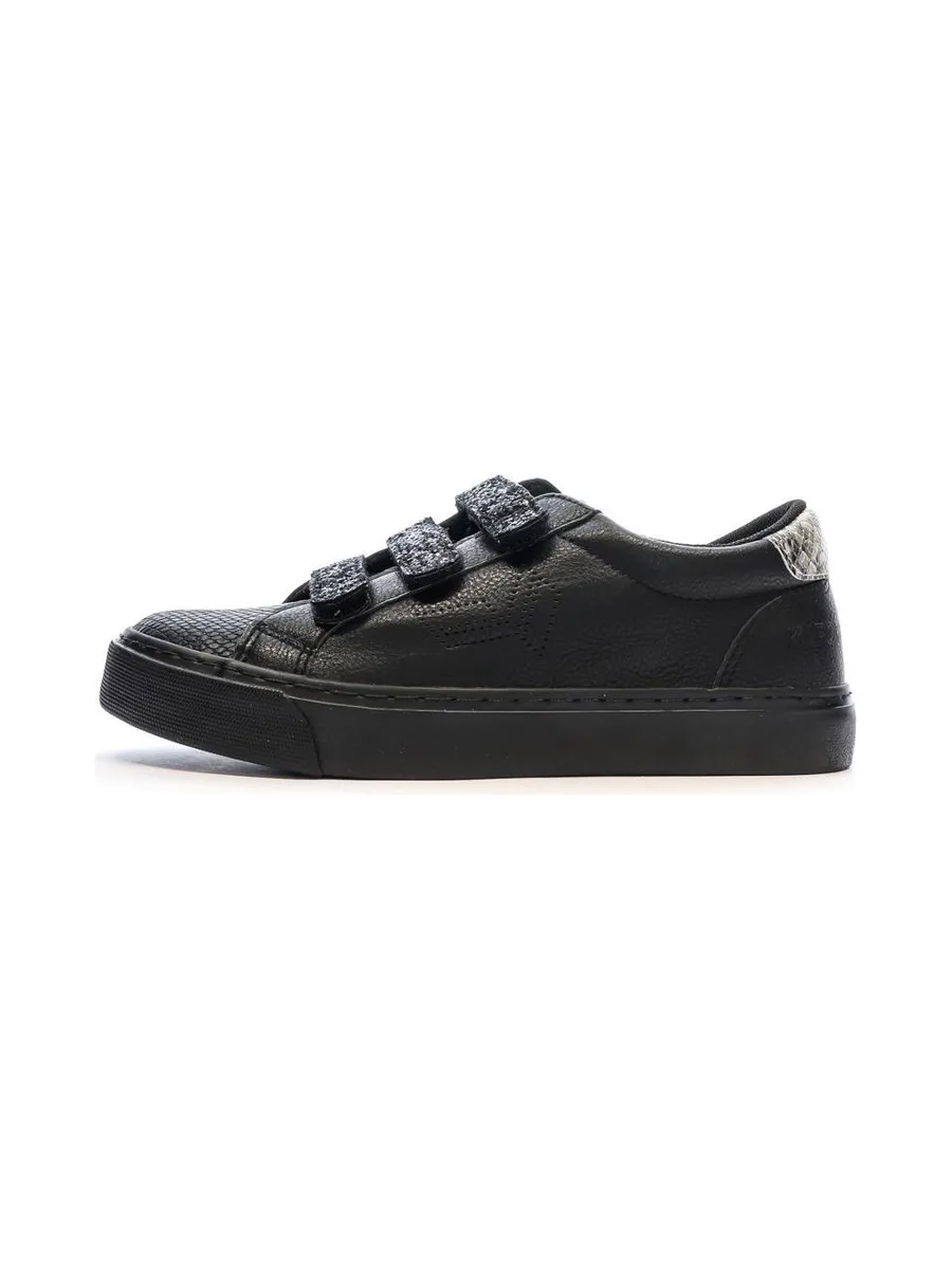 Baskets Noires Femme Kaporal Tippy 1