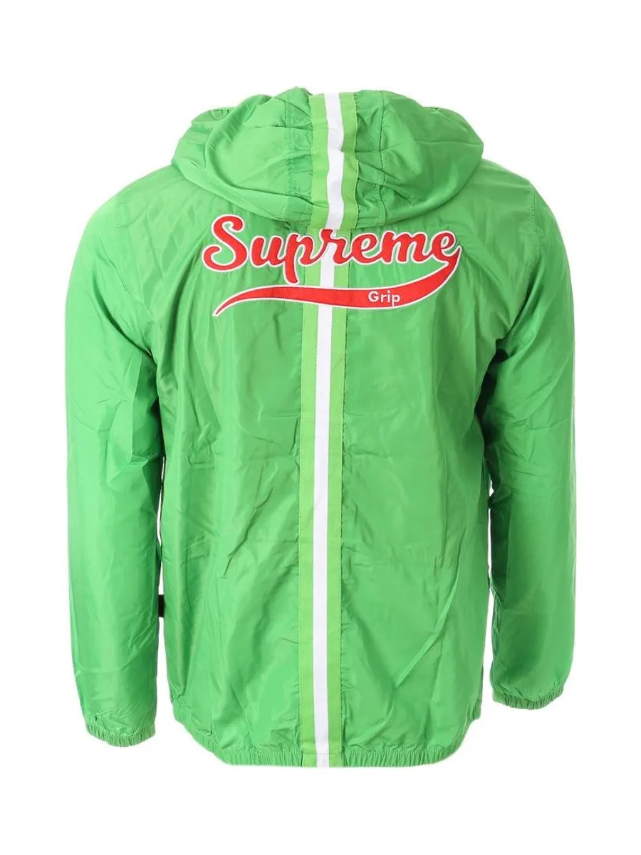 Veste Coupe-Vent Vert Homme Supreme Grip Treeko 3