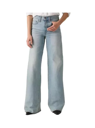 Jean Baggy Bleu Femme Levi's 728 Wide 1