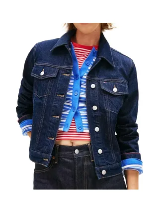 Veste en Jean Bleu Femme Tommy Hilfiger Classic Trucker 1