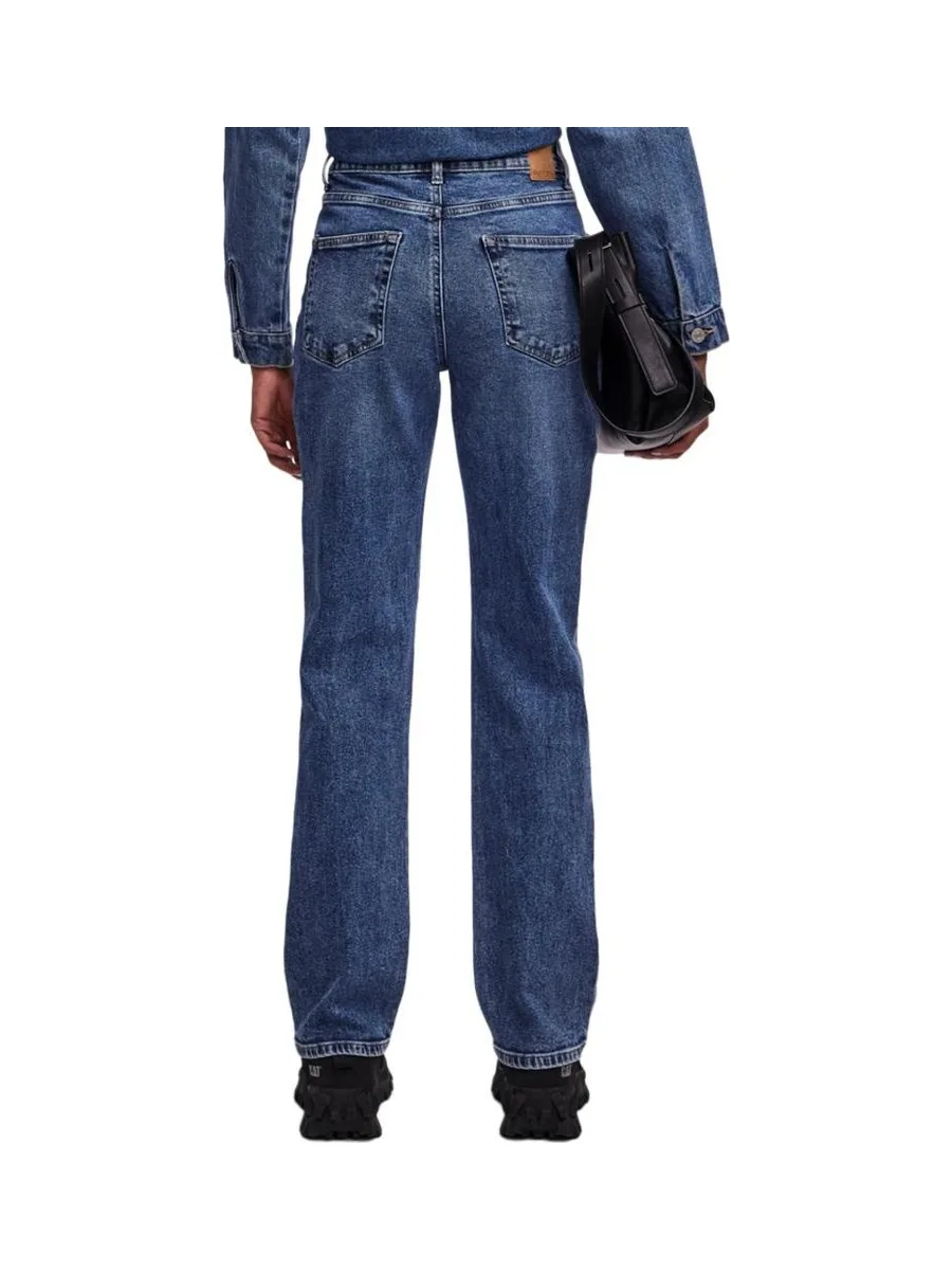 Jean Droit Bleu Femme Pieces Kelly 17147293 3