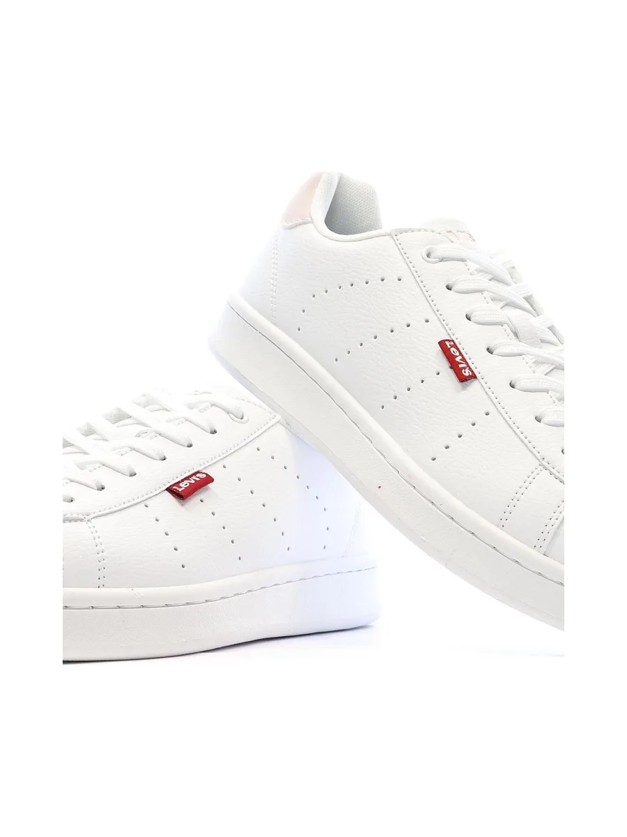 Baskets Blanches/Rose Femme Levi's Avenue 8