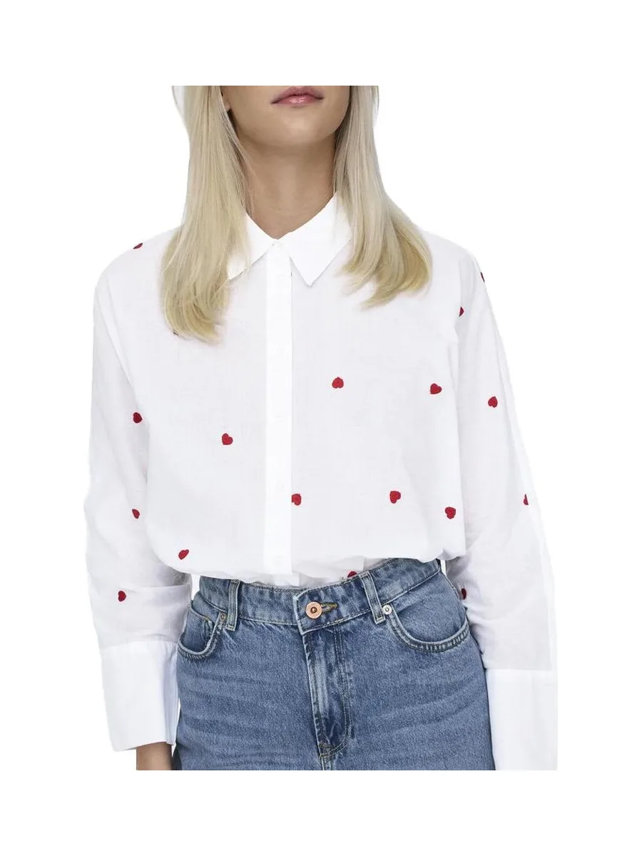 Chemise Blanche/Rouge Femme Only New 2