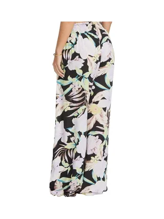 Pantalon Noir à Fleurs Femme Billabong Split Spirit 2