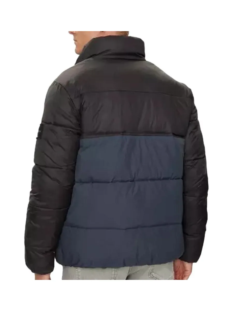 Doudoune Noir/Marine Homme Calvin Klein Jeans Blocking 3