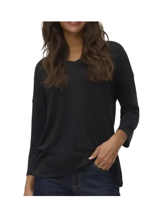 Pull Noir Femme Vero Moda Briannas 1