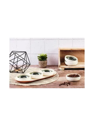 Bol OXYGEN Ø9cm - 6 pièces - Vert de gris 8