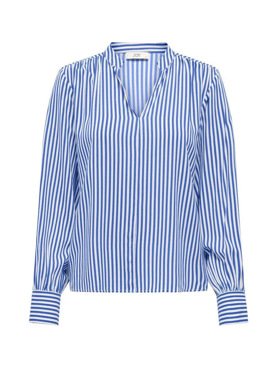 Blouse Blanche/Bleu Clair Femme JDY Laurel 1