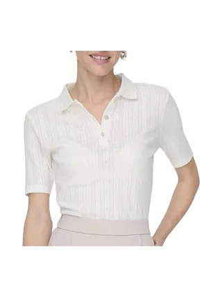 Polo Ecru Femme JDY Salsa 1