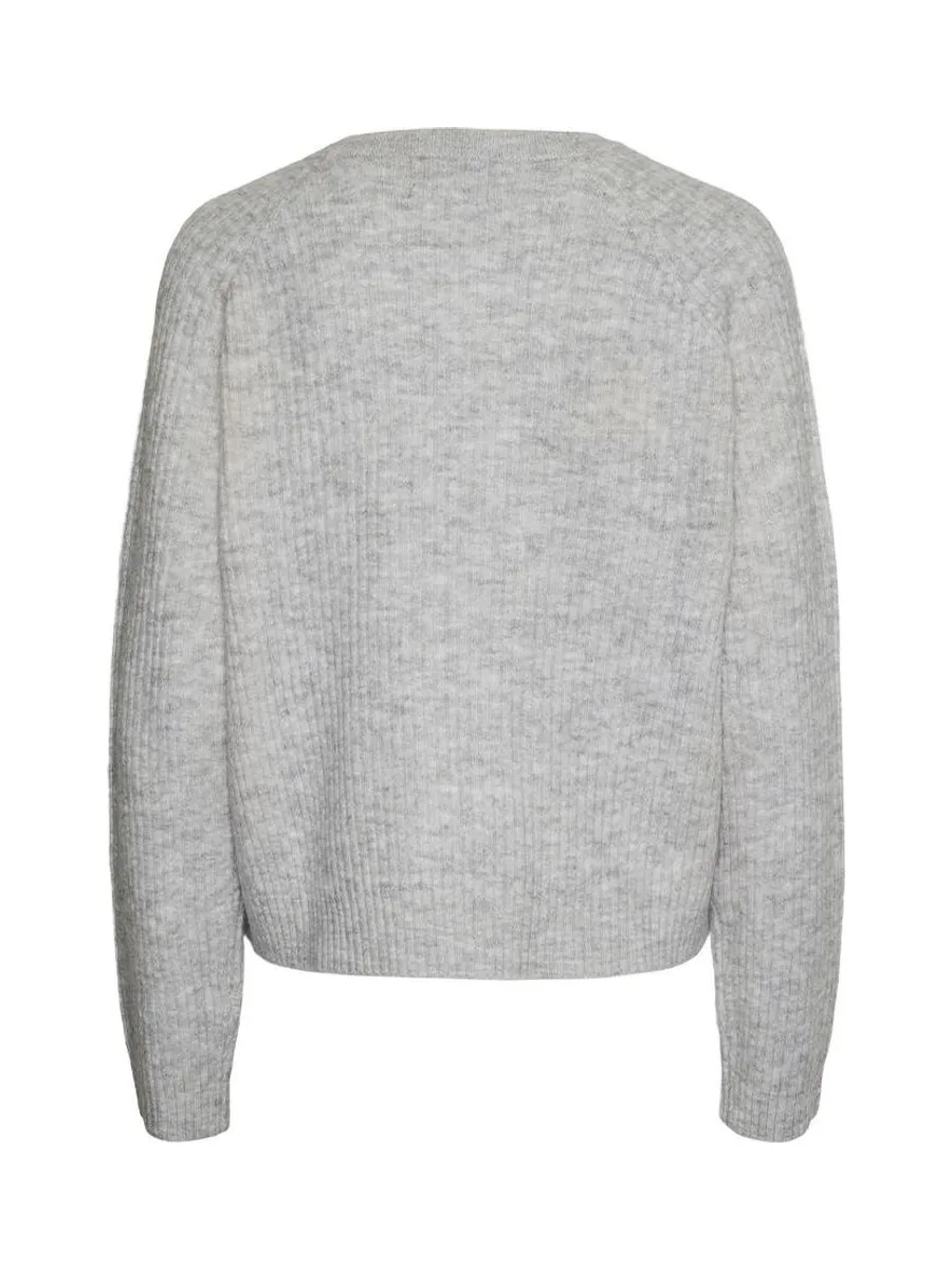 Pull Gris Femme Pieces Olla 3