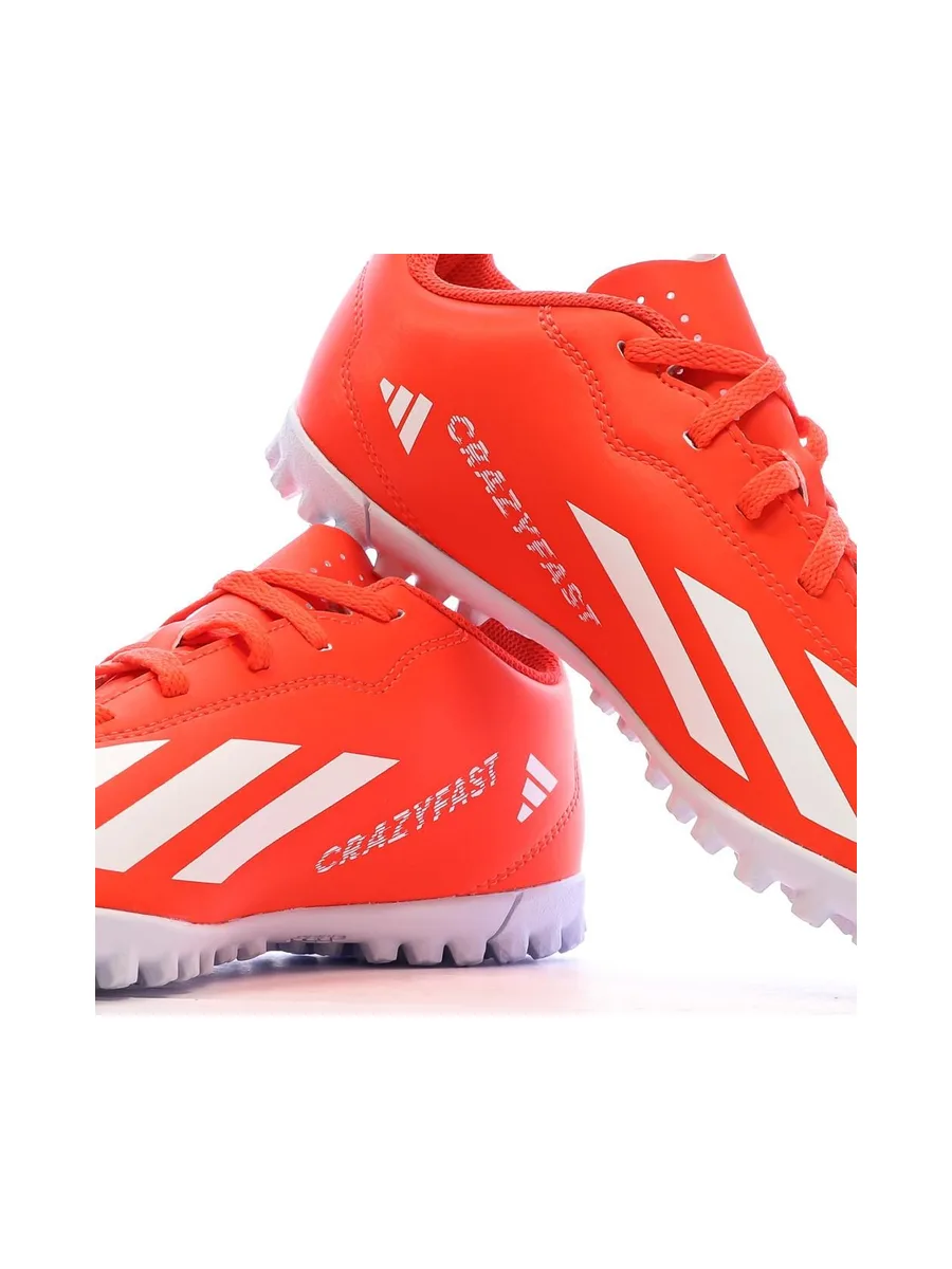 Chaussures de football Rouge Garçon Adidas X Crazyfast 8