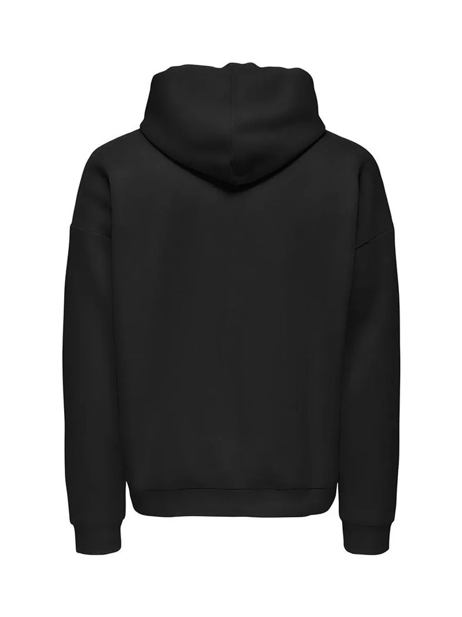 Sweat Zippé Noir Homme Only & Sons Chase 2