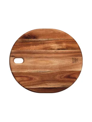Planche à découper en bois d'acacia ELIN - Ø31cm 3