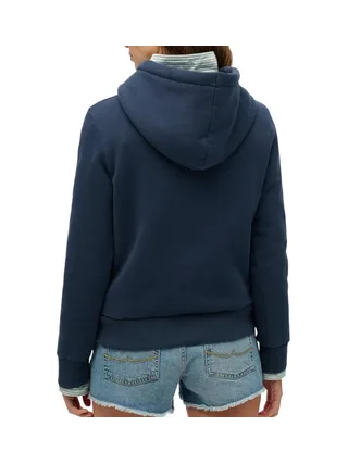 Sweat Marine Femme Superdry Lot 54 Hood 2