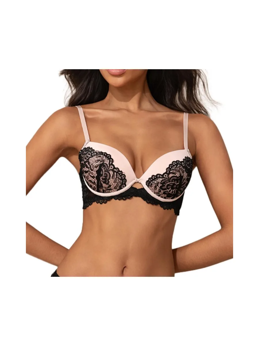 Soutien-Gorge Rose/Noir Femme Les Petites Bombes Echo 2
