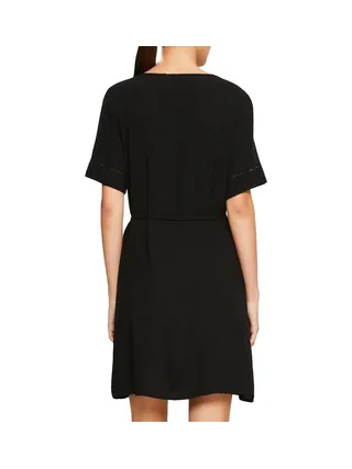 Robe Noir Femme Vila Detail 2