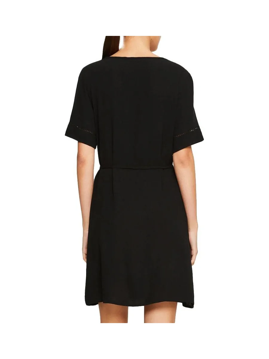 Robe Noir Femme Vila Detail 3