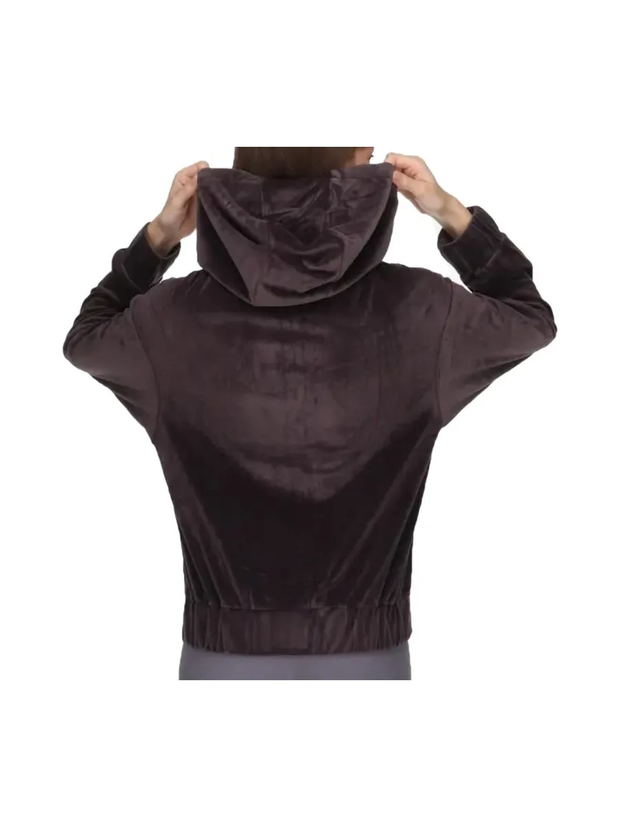 Veste en velours Marron Femme Soul Studio Hoody 3