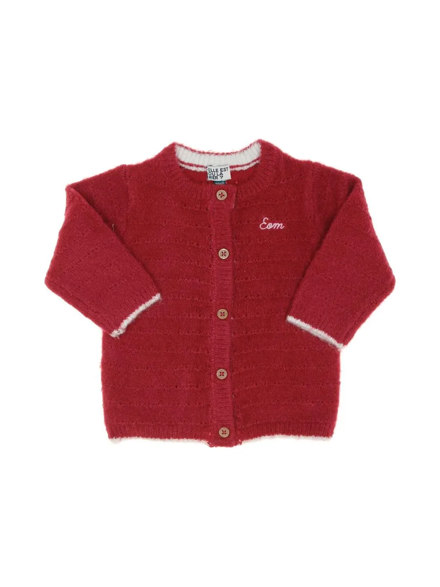 Gilet Rose Framboise Fille EOM Chardi 2