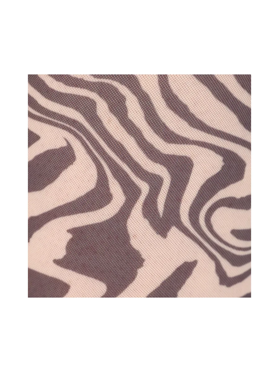 Legging à Imprimés Noir/Écru Vero Moda Lia 4