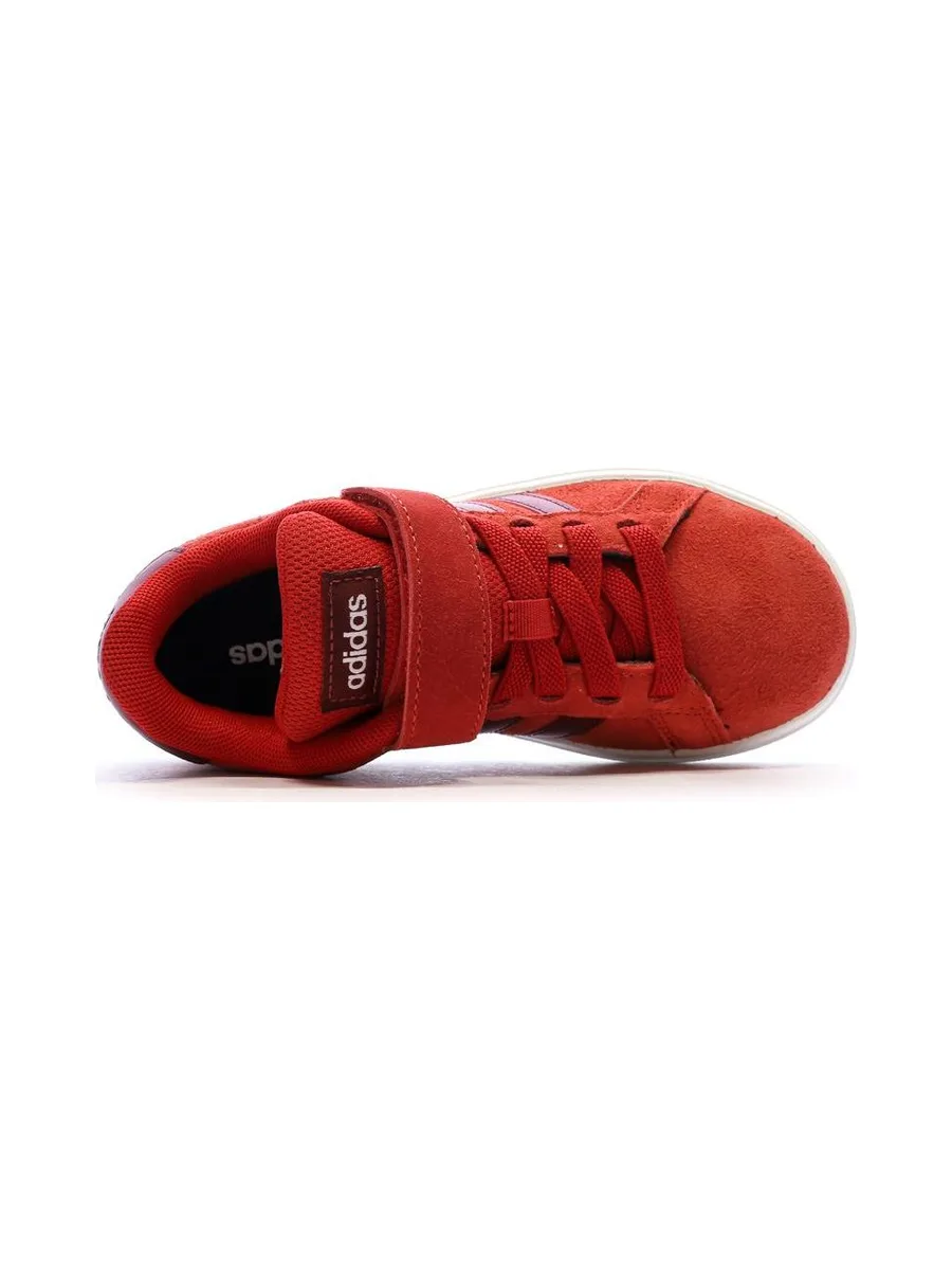 Baskets Rouge Garçon Adidas Grand Court 00s EL C 4