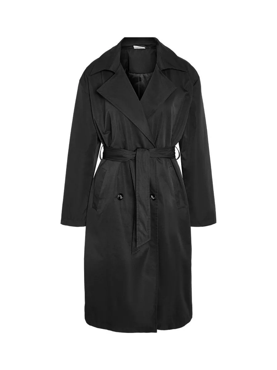Trench Noir Femme Noisy May Manya 4
