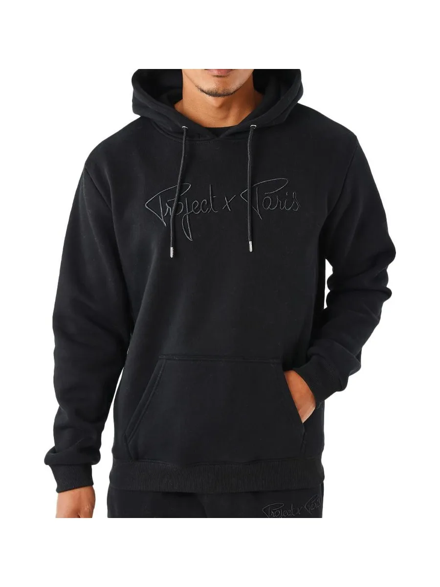 Sweat à Capuche Noir Homme Project X Paris Signature 2